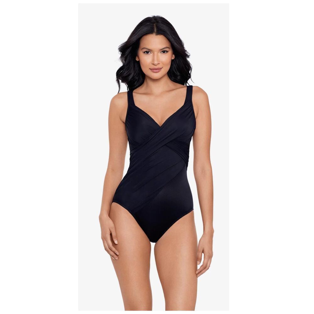 Miraclesuit Rock Solid Revele One-Piece Swimsuit Size US/12 - Picture 2 of 11